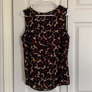 Cheetah print tank top